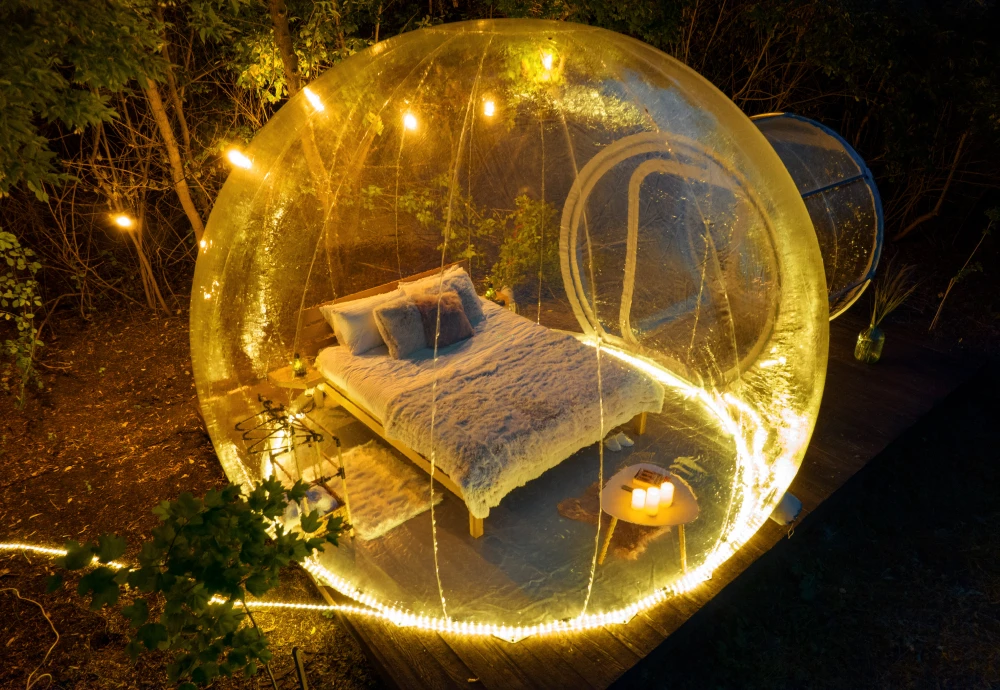 large bubble tent